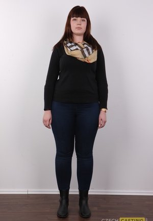 18 year old Alexis Crystal on knees for submissive cock serving action